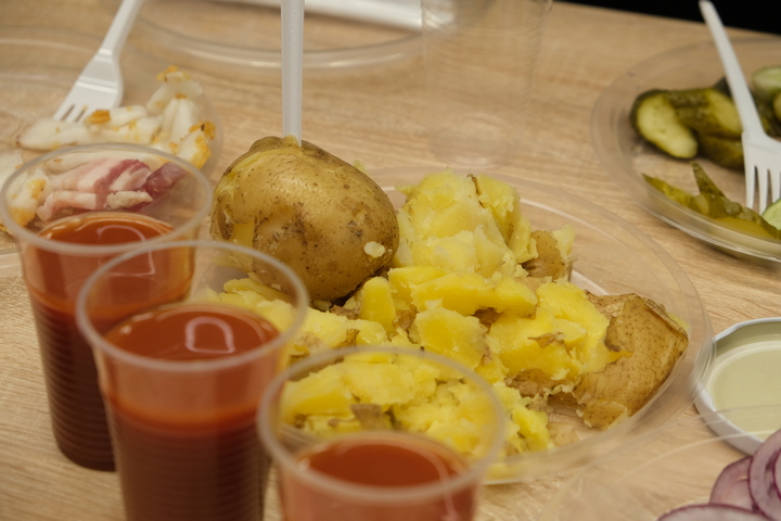 Картофель и томатный сок от Елены Храмушиной